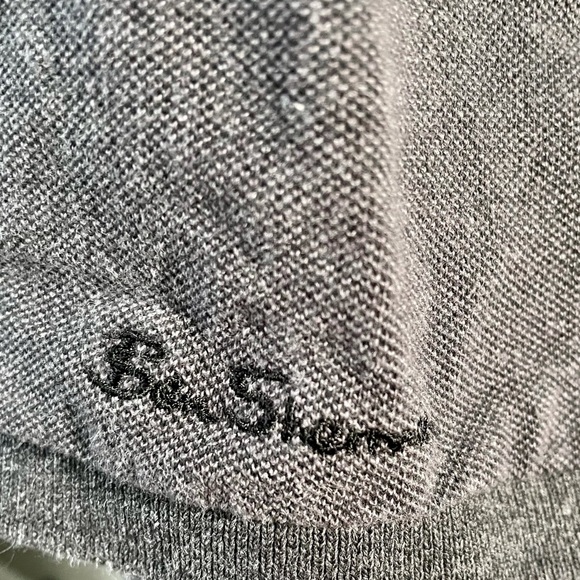 Charcoal Gray Ben Sherman Mod Pocket Polo 60’s - Picture 3 of 5